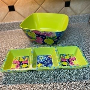 Tommy Bahama Melamine 2 piece Serving Set